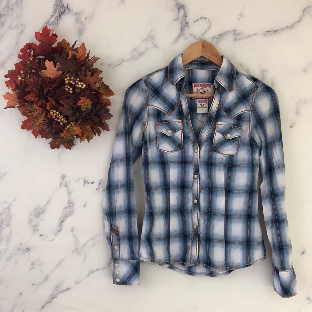 True Religion Betsy Big T Western Shirt